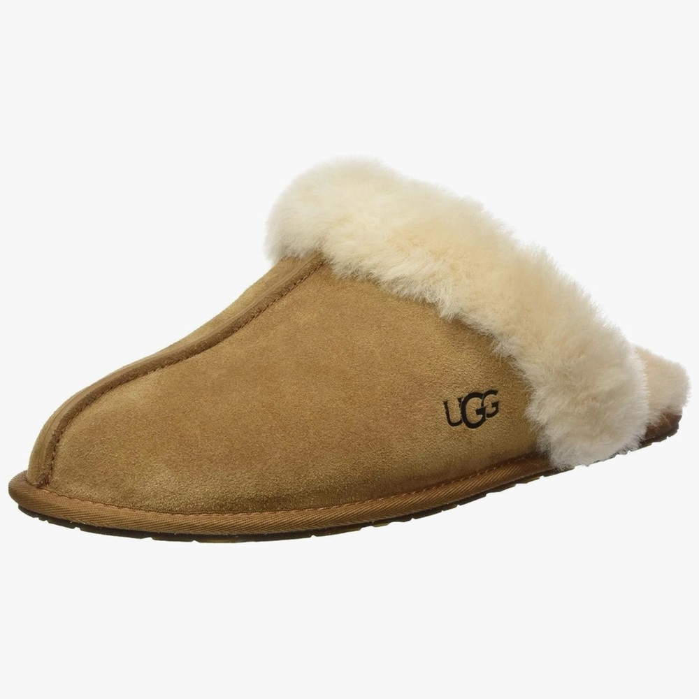 UGG Women's Tan Sheepskin Slippers